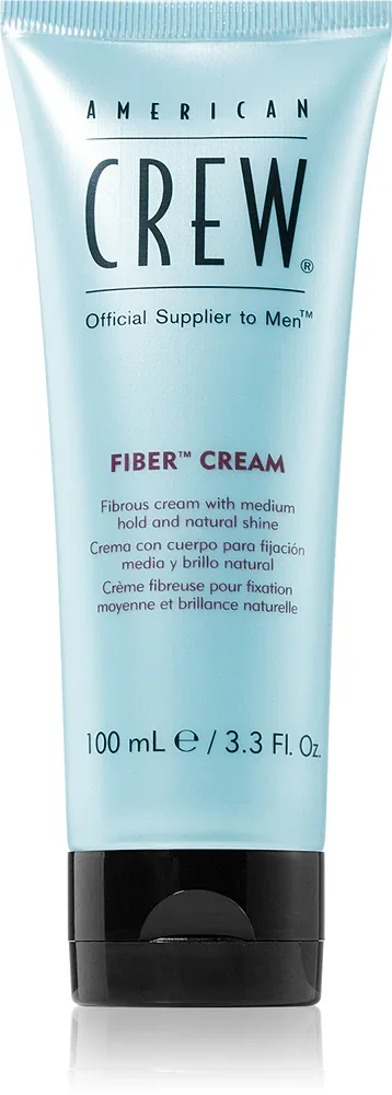 American Crew Styling Fiber Cream - Средней фиксации крем для стайлинга с натуральными бликами, 100 мл