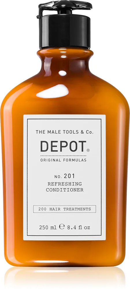DEPOT 200 HAIR TREATMENTS NO. 201 REFRESHING CONDITIONER - В контексте того, что это кондиционер для волос: увлажняющий бальзам для придания блеска и мягкости волосам