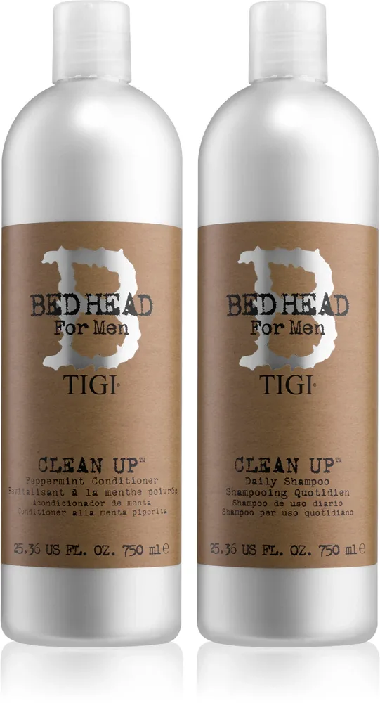 TIGI Bed Head B for Men Clean Up - Удобная упаковка для всех типов волос для мужчин