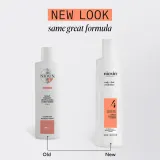 Nioxin System 4 Scalp + Hair Conditioner - Кондиционер для волос, увлажняющий и питательный, для окрашенных и поврежденных волос, 300 мл — фото 8
