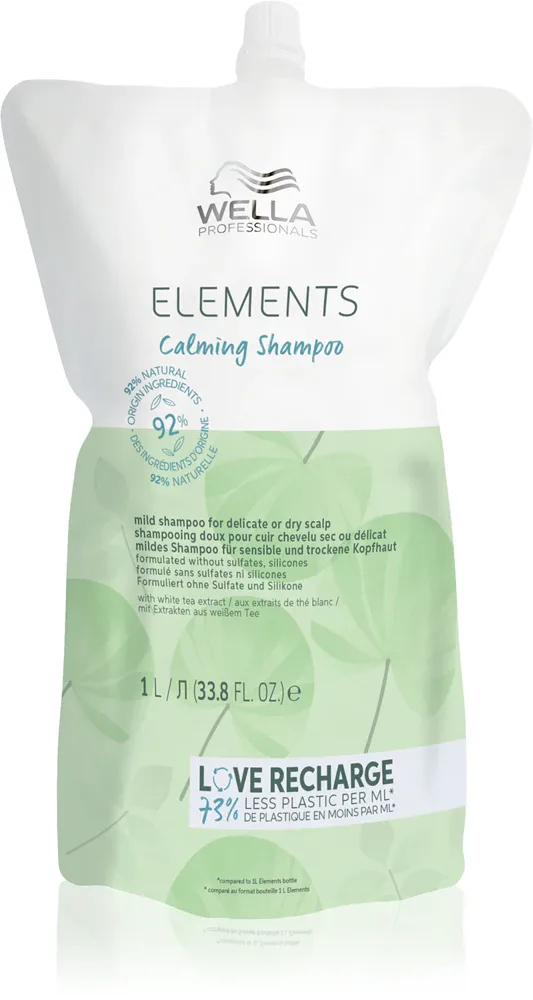 Wella Professionals Elements Calming - Увлажняющий и смягчающий шампунь для чувствительной кожи