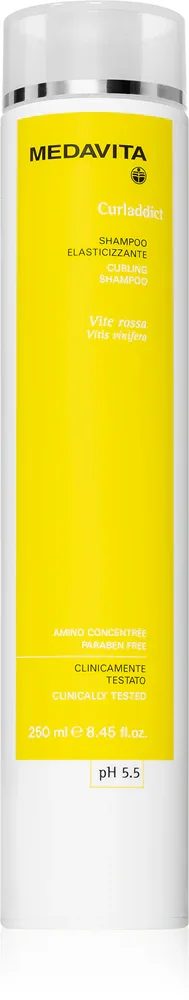 Medavita Curladdict Curling Shampoo - Увлажняющий шампунь для кудрявых и волнистых волос, 250 мл