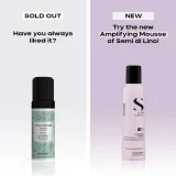 Alfaparf Milano Semi di Lino Style&Care Amplifying Mousse - Укрепляющий лосьон для волос, придающий объем, 250 мл — фото 2