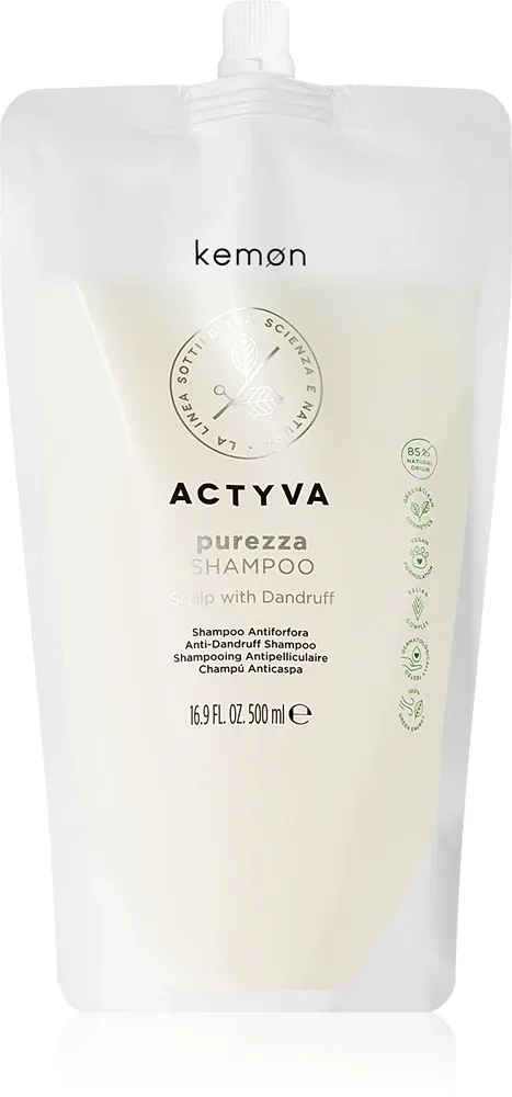 Kemon Actyva Purezza - Очищающий шампунь для раздраженной кожи головы