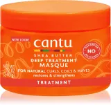 CANTU Shea Butter Deep Treatment Mask - Маска глубокого восстановления для кудрявых и волнистых волос, 340 г — фото 1