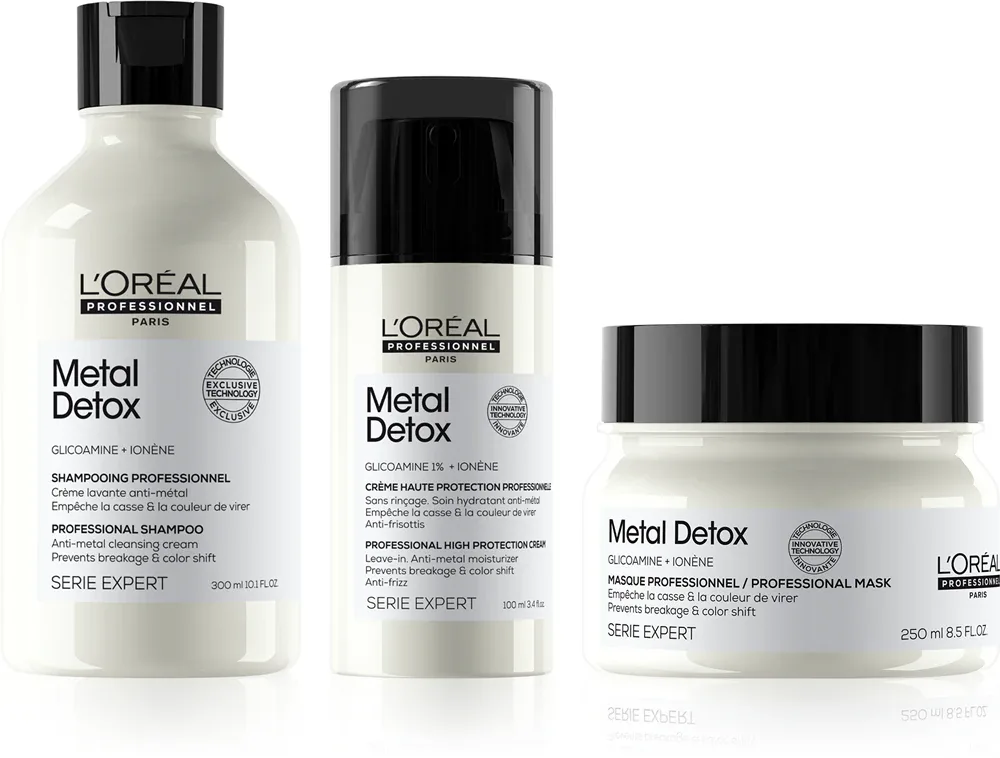 L’Oreal Professionnel Serie Expert Metal Detox - Удобная упаковка для окрашенных и поврежденных волос