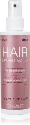 Спрей для защиты волос от солнца Korres Red Vine Sun Protection с пантенолом, несмываемый, 150 мл