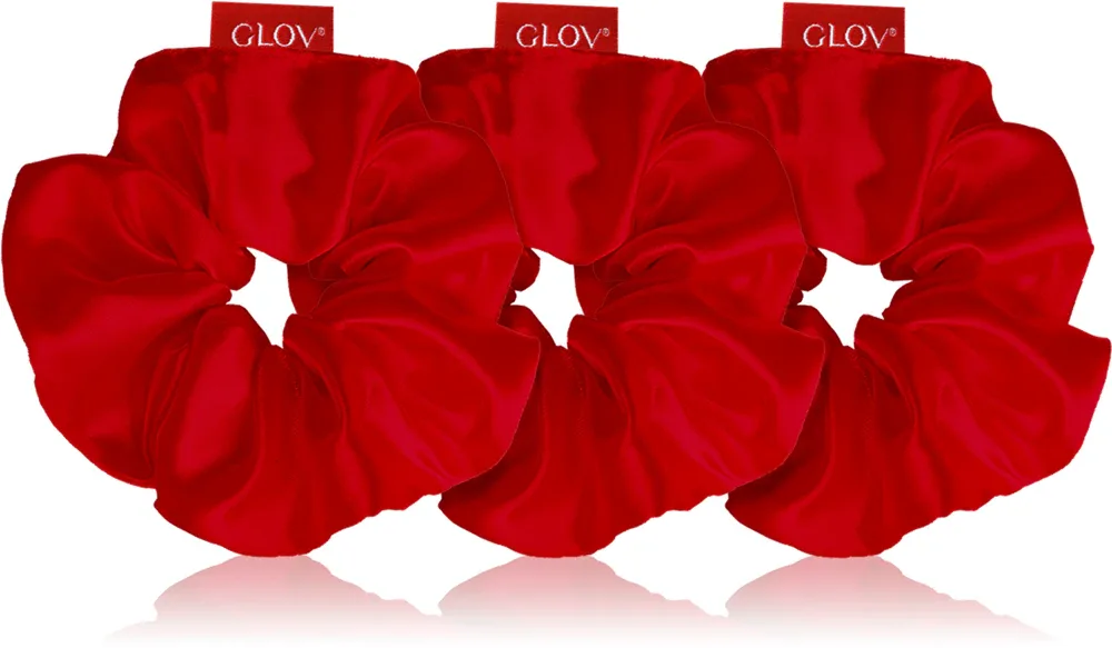 GLOV Satin Scrunchies S/M/L - Резинки для волос, 3 шт