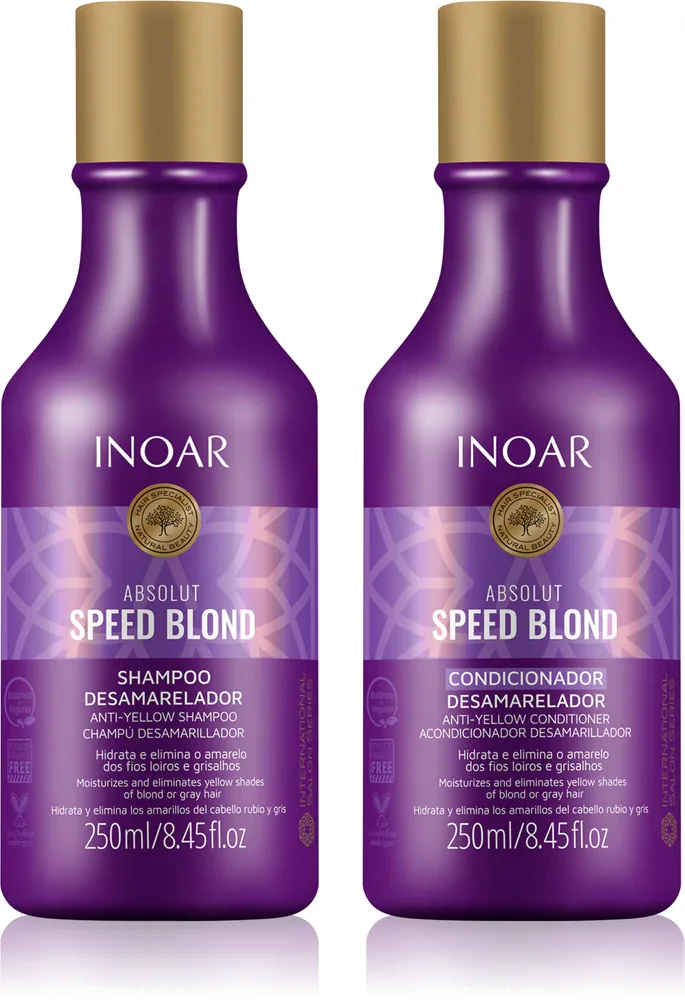 INOAR Absolut Speed Blond - Набор для волос блонд, 2 мл