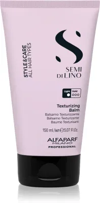 Alfaparf Milano Semi di Lino Style&Care Texturizing Balm - Увлажняющий крем для укладки, придающий натуральный вид, 150 мл