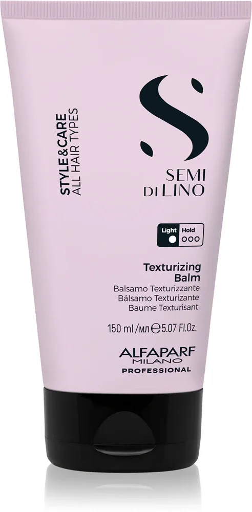 Alfaparf Milano Semi di Lino Style&Care Texturizing Balm - Увлажняющий крем для укладки, придающий натуральный вид, 150 мл