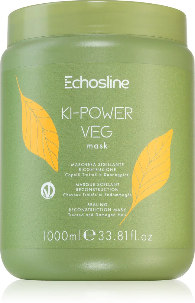 Echosline Ki-Power Veg Mask - Регенерирующая маска для поврежденных волос