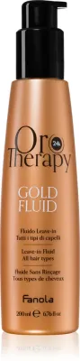 Fanola Oro Therapy Gold Fluid - Молоко для волос с 24-каратным золотом, 200 мл
