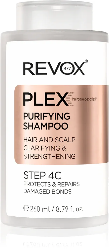 Revox B77 PLEX Purifying Shampoo. Step 4C - Очищающий шампунь для укрепления поврежденных волос, 260 мл