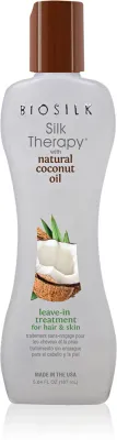 Biosilk Silk Therapy Natural Coconut Oil - Увлажняющая сыворотка для волос и тела без смывания
