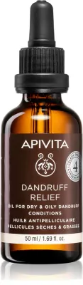 Apivita Dandruff Relief Oil - Уход за кожей головы против жирной перхоти, 50 мл