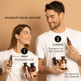Apivita Dandruff Relief Oil - Уход за кожей головы против жирной перхоти, 50 мл — фото 4