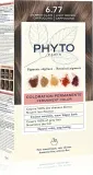 Phyto Color - Краска для волос без аммиака, 1 шт, оттенок 6.77 Light Brown Capuccino — фото 1