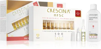 Crescina Transdermic 500 Re-Growth - Подарочный набор для стимуляции роста волос для мужчин 500 500