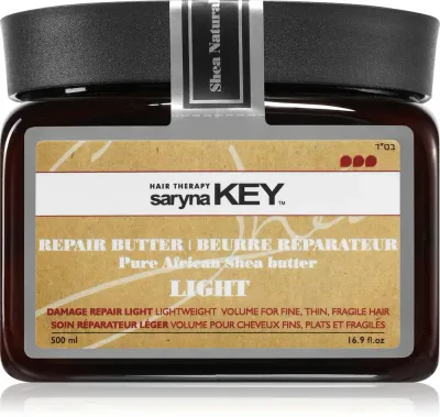 Saryna Key Pure African Shea Butter Light - Маска для волос без смывки, 500 мл