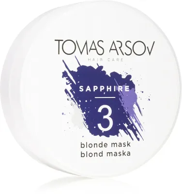Tomas Arsov Sapphire Blonde Mask - Маска для волос блонд с балаяжем, нейтрализующая натурально, 100 мл