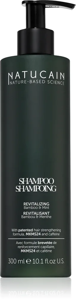 Natucain Revitalizing Shampoo - Шампунь для волос против выпадения волос, оживляющий, 300 мл