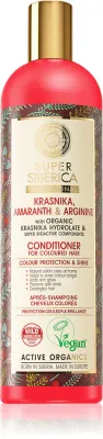 Natura Siberica Krasnika, Amaranth & Arginine - Питательный бальзам для окрашенных волос, 400 мл
