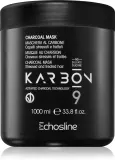 Echosline CHARCOAL Mask - Маска для волос с активным углем, 1000 мл — фото 1