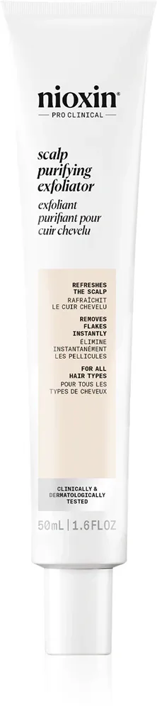 Nioxin Scalp Purifying Exfoliator - Маска для волос против перхоти для ухода за кожей головы, 50 мл