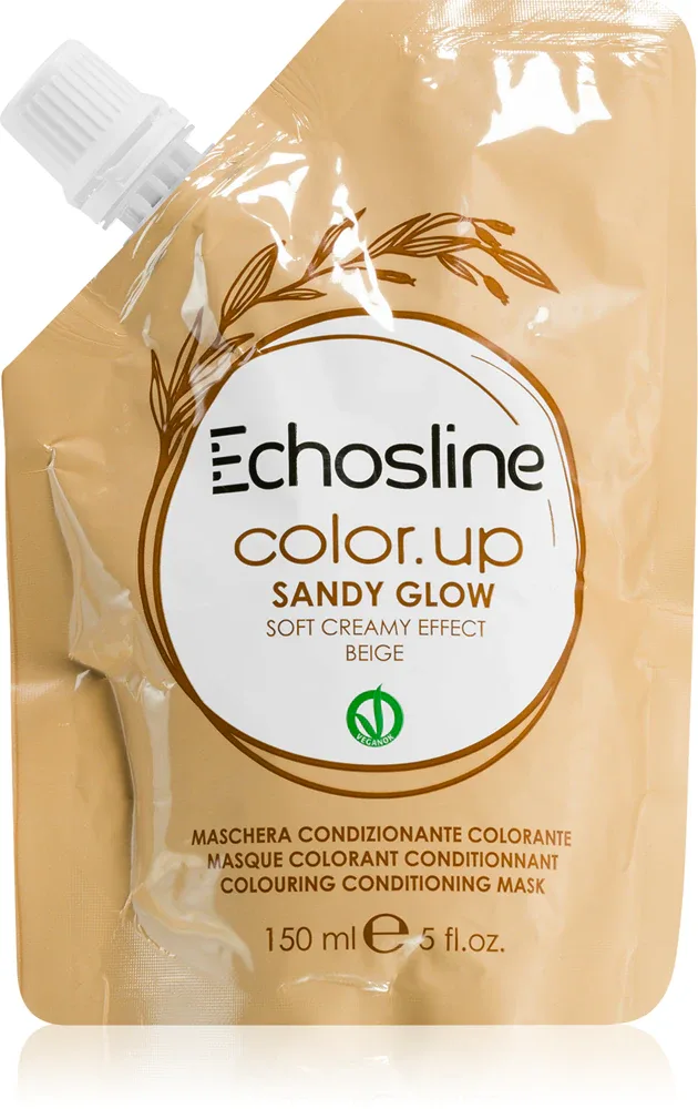 Echosline Color Up - Окрашивающая маска с питательным действием, 150 мл, оттенок Sandy Glow