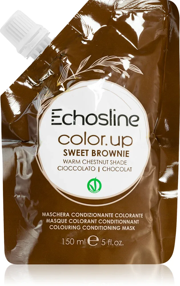 Echosline Color Up - Окрашивающая маска с питательным действием, 150 мл, оттенок Sweet Brownie