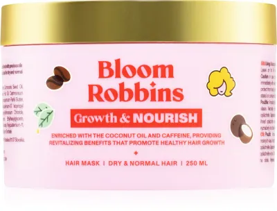 Bloom Robbins Growth & Nourish Hair Mask - Питательная маска для волос для всех типов волос, 250 мл