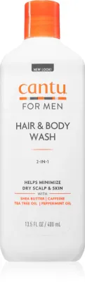 CANTU Men Hair&Body Wash - Шампунь для всего тела, 400 мл
