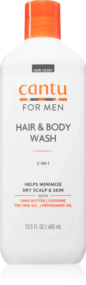 CANTU Men Hair&Body Wash - Шампунь для всего тела, 400 мл