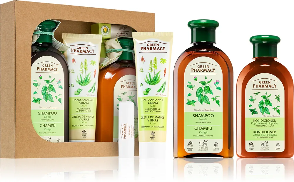 Green Pharmacy Herbal Care - Подарочный набор для нормальных волос