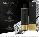 Nanoil Liquid Silk - Мицеллярный шампунь для придания блеска и мягкости волосам, 300 мл — фото 2