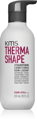 KMS Thermashape Straightening Conditioner - Глубоко питательный кондиционер для поврежденных волос, часто подвергаемых сушке
