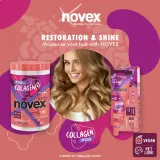 Novex Collagen Infusion - Укрепляющая маска для ослабленных, поврежденных и секущихся волос, 400 г — фото 2