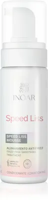 INOAR Speed Liss - Пена для волос для смягчения и питания непослушных волос, 150 мл