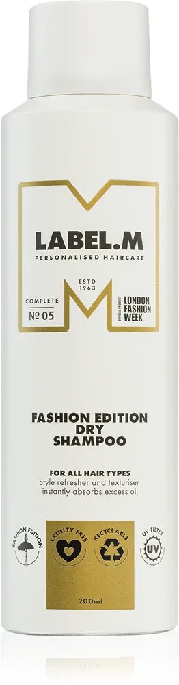 label.m Fashion Edition - Сухой шампунь для светлых волос, 200 мл