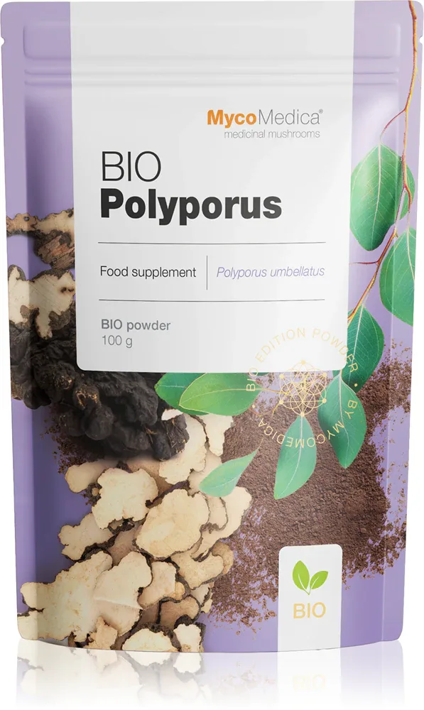 Биологически активная добавка MycoMedica Polyporus BIO, порошок, с грибным экстрактом, 100 г