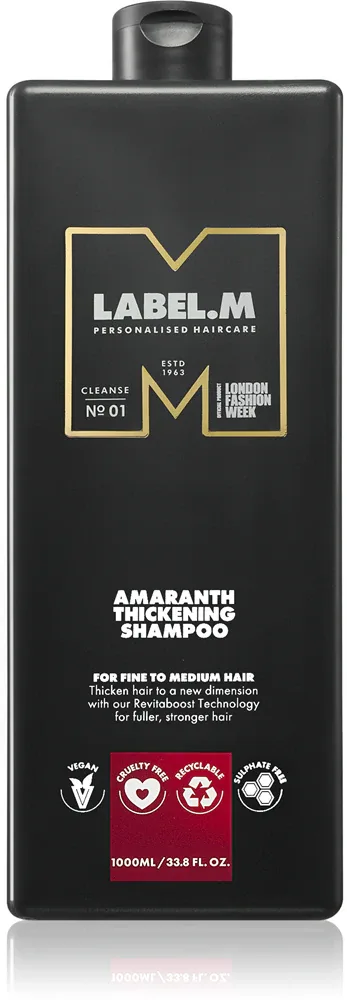 label.m Amaranth Thickening Shampoo - Шампунь, придающий дополнительный объем, 1000 мл
