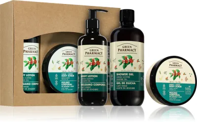 Green Pharmacy Green coffee & Ginger Oil SET - Подарочный набор для лица