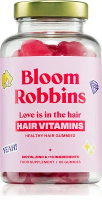 Мармелад жевательный Bloom Robbins LOVE is in the HAIR Healthy hair gummies для волос, с витаминами и минералами, 60 шт