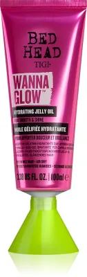 TIGI Wanna Glow Hydrating Jelly Oil - Питательная масляная сыворотка для придания блеска и мягкости волос, 100 мл