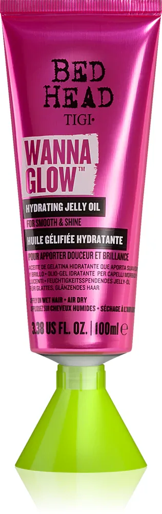 TIGI Wanna Glow Hydrating Jelly Oil - Питательная масляная сыворотка для придания блеска и мягкости волос, 100 мл