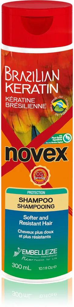 Novex Brazilian Keratin - укрепляющий шампунь, 300 мл