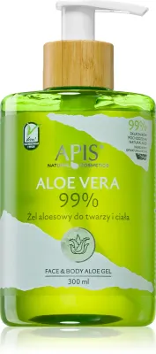 Гель для тела Apis Natural Cosmetics Aloe Vera для лица, тела и волос, с алоэ вера, 300 мл