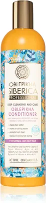 Natura Siberica Oblepikha (Sea-Buckthorn) - Глубоко очищающий кондиционер для нормальных и склонных к жирности волос, 400 мл