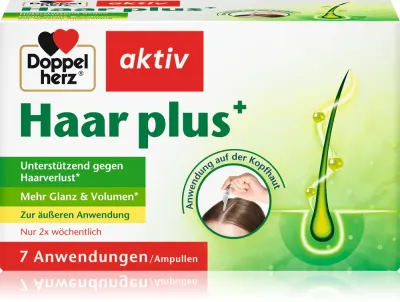 Doppelherz Haar plus+ - Ампулки для здоровых и красивых волос, 7 шт